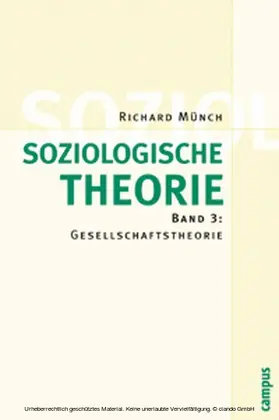 Münch | Soziologische Theorie. Bd. 3 | E-Book | www.sack.de