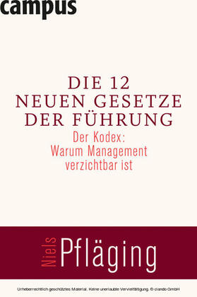 Pfläging | Die 12 neuen Gesetze der Führung | E-Book | sack.de