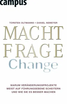 Oltmanns / Nemeyer |  Machtfrage Change | eBook | Sack Fachmedien