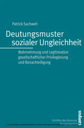 Sachweh |  Deutungsmuster sozialer Ungleichheit | eBook | Sack Fachmedien