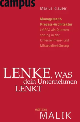 Klauser |  Lenke, was dein Unternehmen lenkt | eBook | Sack Fachmedien