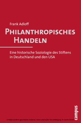 Adloff | Philanthropisches Handeln | E-Book | sack.de