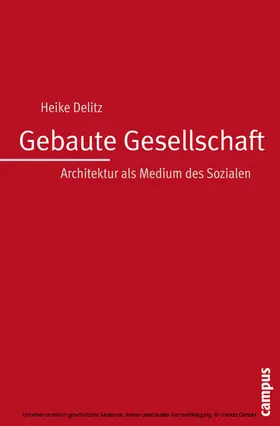 Delitz | Gebaute Gesellschaft | E-Book | www.sack.de