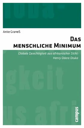 Graneß |  Das menschliche Minimum | eBook | Sack Fachmedien