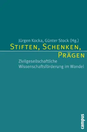 Kocka / Stock |  Stiften, Schenken, Prägen | eBook | Sack Fachmedien