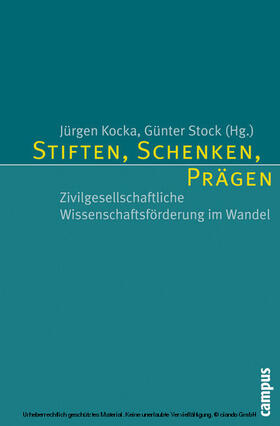 Kocka / Stock | Stiften, Schenken, Prägen | E-Book | sack.de