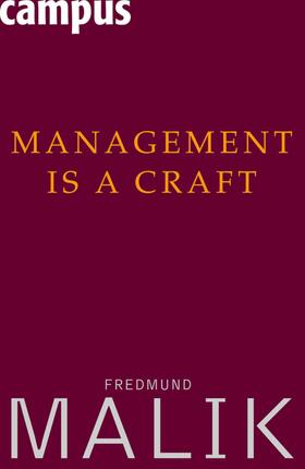 Malik | Management Is a Craft | E-Book | sack.de