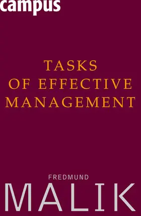 Malik |  Tasks of Effective Management | eBook | Sack Fachmedien