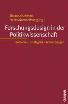 Gschwend / Schimmelfennig | Forschungsdesign in der Politikwissenschaft | E-Book | sack.de