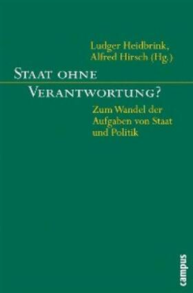 Heidbrink / Hirsch | Staat ohne Verantwortung? | E-Book | sack.de