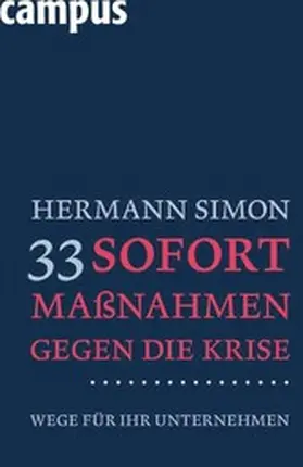 Simon | 33 Sofortmaßnahmen gegen die Krise | E-Book | www.sack.de