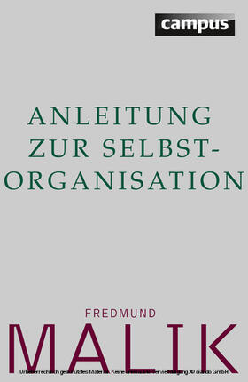 Malik | Anleitung zur Selbstorganisation | E-Book | sack.de