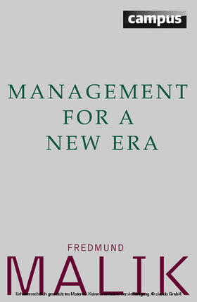 Malik | Management For a New Era | E-Book | sack.de