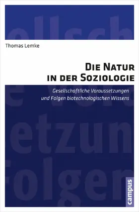 Lemke | Die Natur in der Soziologie | E-Book | www.sack.de