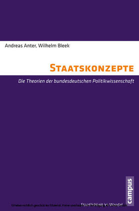 Anter / Bleek | Staatskonzepte | E-Book | sack.de