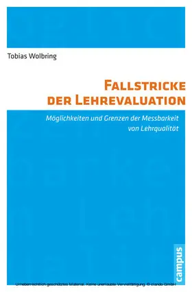 Wolbring |  Fallstricke der Lehrevaluation | eBook | Sack Fachmedien