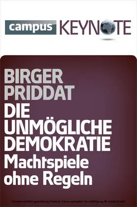 Priddat |  Die unmögliche Demokratie | eBook | Sack Fachmedien
