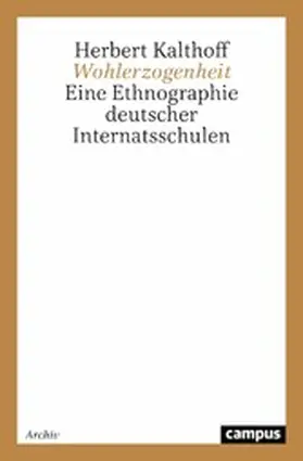 Kalthoff | Wohlerzogenheit | E-Book | www.sack.de