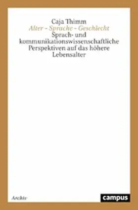 Thimm | Alter - Sprache - Geschlecht | E-Book | www.sack.de