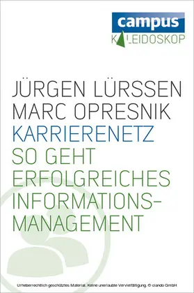 Lürssen / Opresnik |  Karrierenetz | eBook | Sack Fachmedien