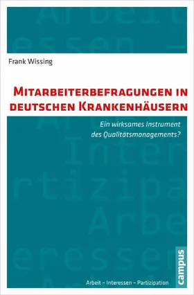 Wissing | Mitarbeiterbefragungen in deutschen Krankenhäusern | E-Book | www.sack.de