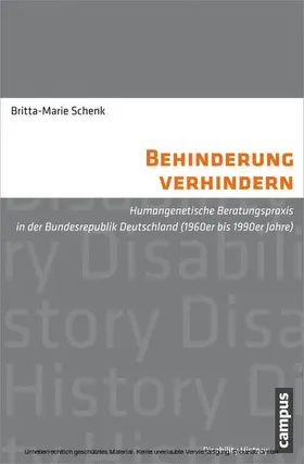Schenk | Behinderung verhindern | E-Book | sack.de