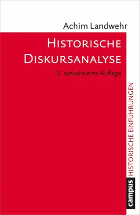 Landwehr | Historische Diskursanalyse | E-Book | www.sack.de