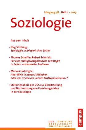 Farzin |  Soziologie Jg. 48 (2019) 2 | eBook | Sack Fachmedien