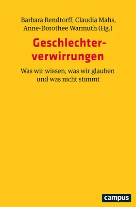 Rendtorff / Mahs / Warmuth | Geschlechterverwirrungen | E-Book | sack.de