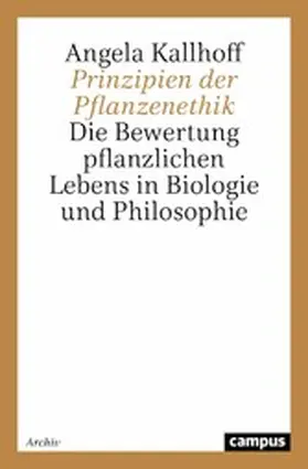 Kallhoff | Prinzipien der Pflanzenethik | E-Book | www.sack.de
