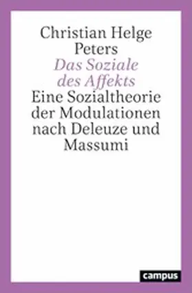 Peters |  Das Soziale des Affekts | eBook | Sack Fachmedien