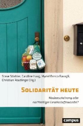 Stiehler / Haag / Ravagli | Solidarität heute | E-Book | sack.de