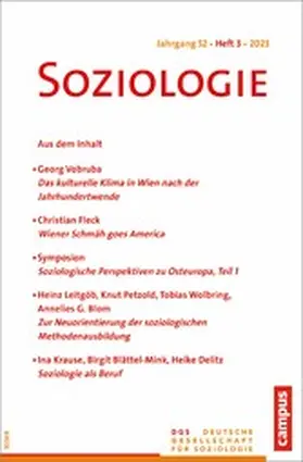 Baecker / Nissen / Lange | Soziologie 03/2023 | E-Book | sack.de