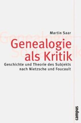 Saar | Genealogie als Kritik | E-Book | sack.de