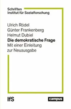 Rödel / Frankenberg / Dubiel |  Die demokratische Frage | eBook | Sack Fachmedien