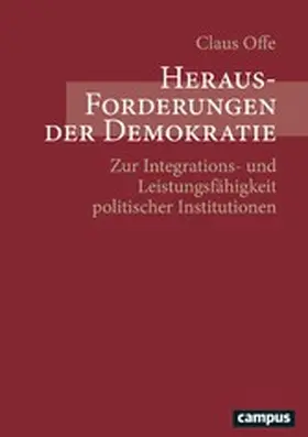 Offe |  Herausforderungen der Demokratie | eBook | Sack Fachmedien