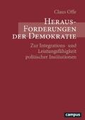 Offe |  Herausforderungen der Demokratie | eBook | Sack Fachmedien