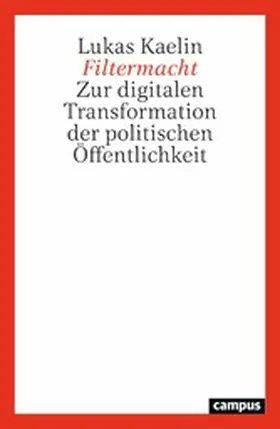 Kaelin | Filtermacht | E-Book | www.sack.de