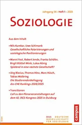 Baecker / Nissen |  Soziologie 1/2025 | eBook | Sack Fachmedien