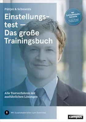 Püttjer / Schnierda |  Einstellungstest - Das große Trainingsbuch | Buch |  Sack Fachmedien