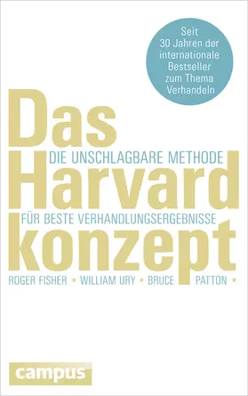 Fisher / Ury / Patton |  Das Harvard-Konzept | Buch |  Sack Fachmedien