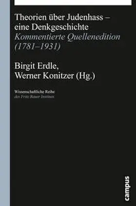 Erdle / Konitzer |  Theorien über Judenhass - eine Denkgeschichte | Buch |  Sack Fachmedien