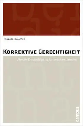 Blaumer |  Korrektive Gerechtigkeit | Buch |  Sack Fachmedien