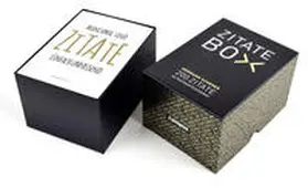 Scherer |  Zitate-Box schwarz | Sonstiges |  Sack Fachmedien