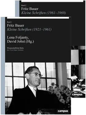 Bauer / Foljanty / Johst |  Fritz Bauer, in 2 Teilbänden | Buch |  Sack Fachmedien