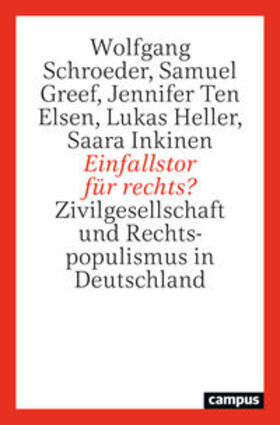 Schroeder / Greef / Ten Elsen | Einfallstor für rechts? | Buch | 978-3-593-51500-7 | sack.de