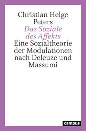 Peters |  Das Soziale des Affekts | Buch |  Sack Fachmedien