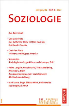 Baecker |  Soziologie 03/2023 | Buch |  Sack Fachmedien