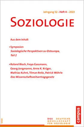 Baecker |  Soziologie 04/2023 | Buch |  Sack Fachmedien