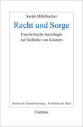 Mühlbacher |  Recht und Sorge | Buch |  Sack Fachmedien